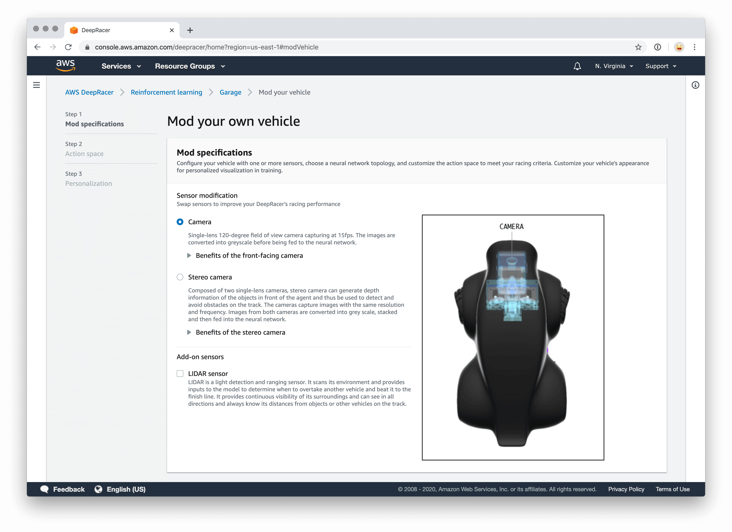 AWS DeepRacer Garage 2